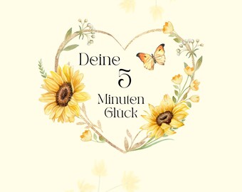Jouw 5 minuten geluk - Dankbaarheidsdagboek: Zelfliefde, mindfulness, geluksmomenten voor je persoonlijke ontwikkeling en zelfreflectie