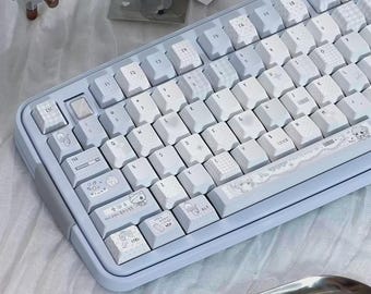 かわいいシナモロールキーキャップセット 124個|Cherry MXスイッチ用