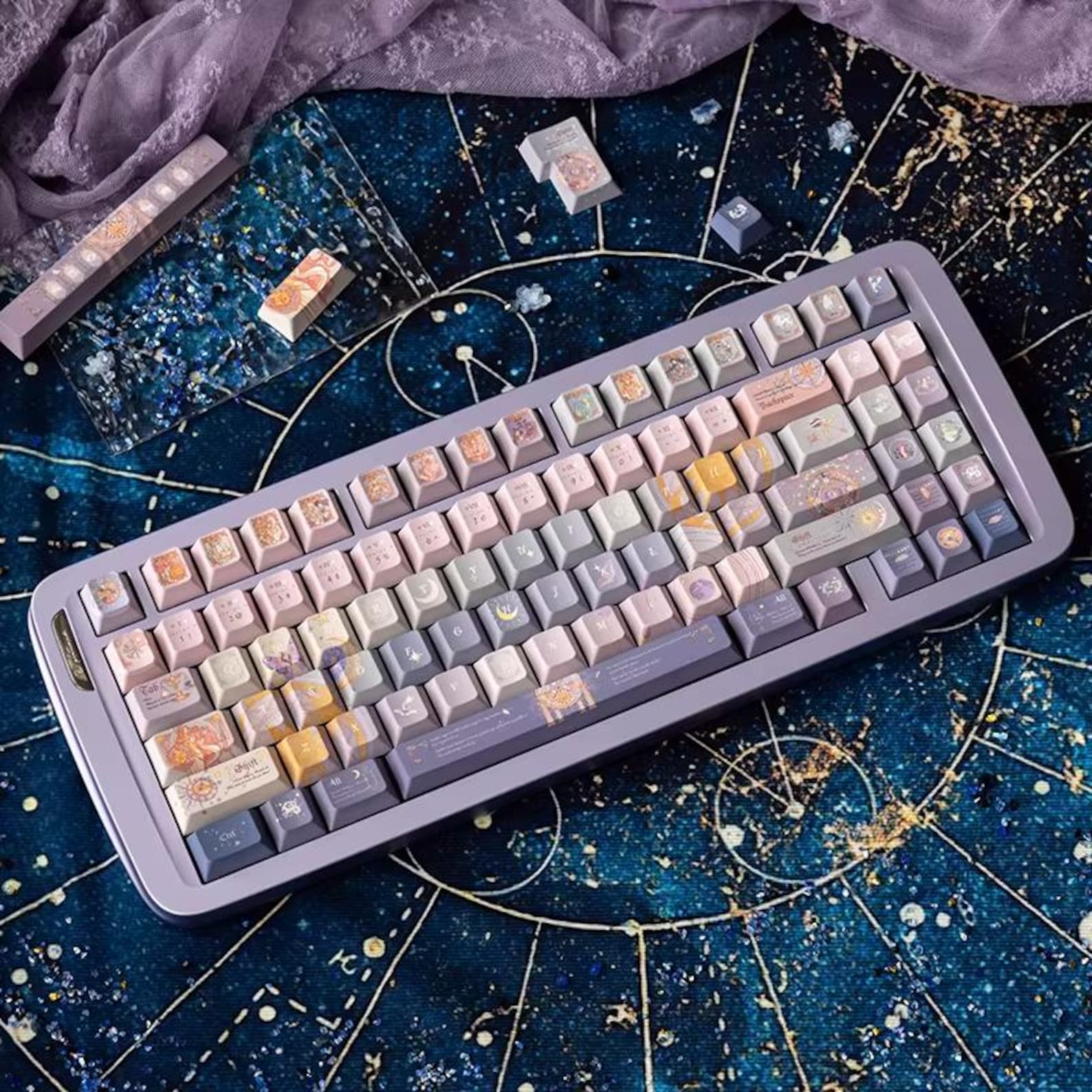 Twelve Heavenly Constellations Keycap Set for Mechanical Keyboard ...