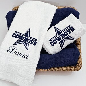 Dallas Cowboys Embroidered Hand Towel