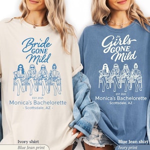 Girls Gone Mild Bachelorette Shirts: Spa Party Comfort Colors Tees