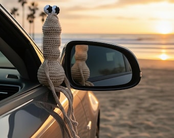 Hand-Crocheted Marcus the Worm Plushie – Cute Crochet Worm Toy –  Worm Amigurumi – Handmade Funny Gift – Soft Crochet Stuffed Animal