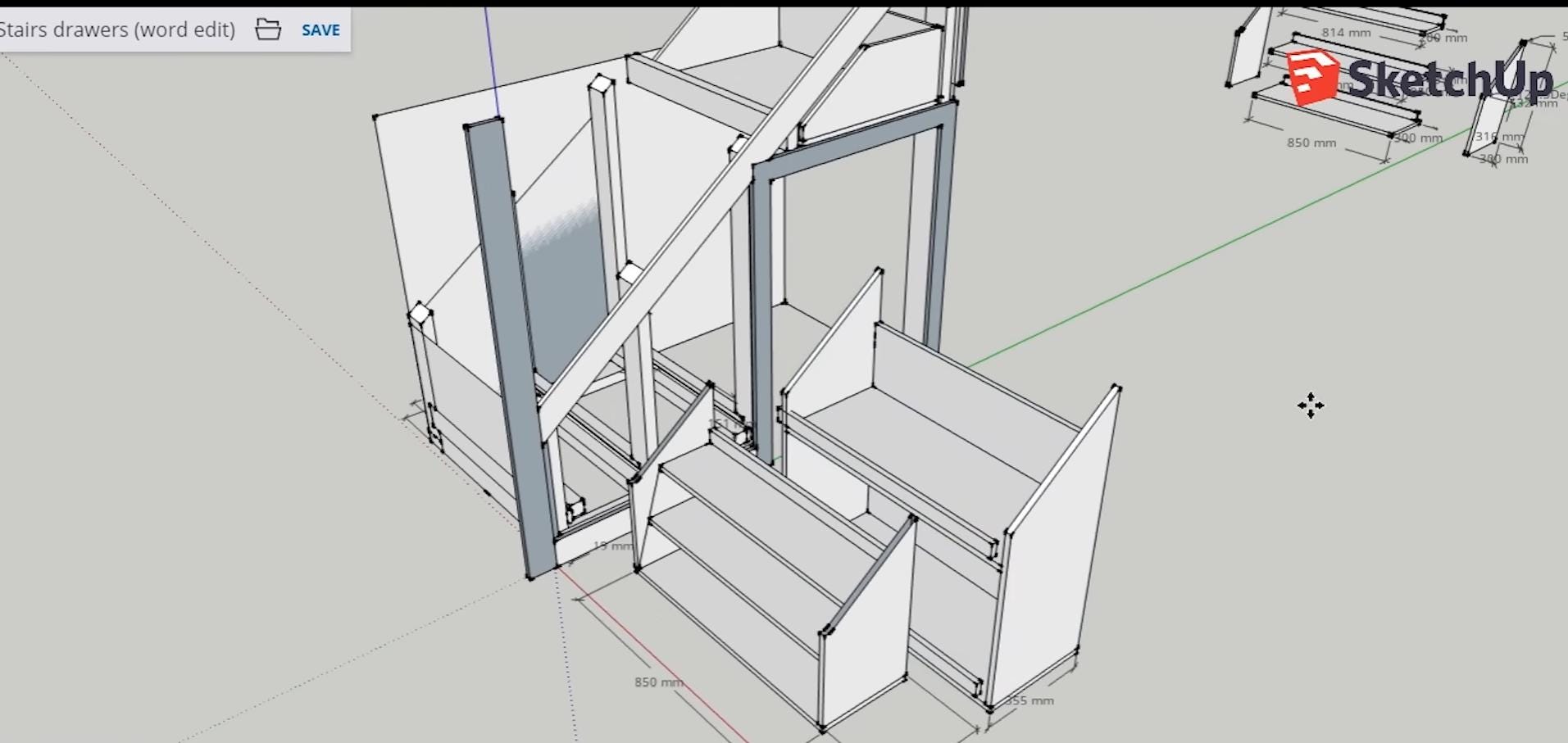 DIY Under-stairs Storage Drawers Guide | Beginner Woodworking (PDF and ...