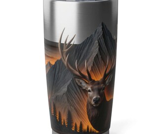Vaso Wilderness Deer Mountain, taza de viaje para amantes de la naturaleza