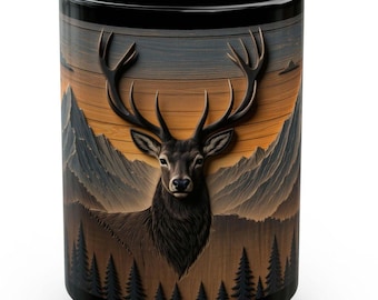 Taza de ciervo majestuoso