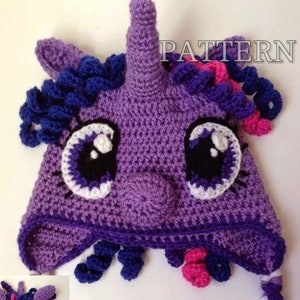 Twilight Pony Crochet Hat *Pattern*