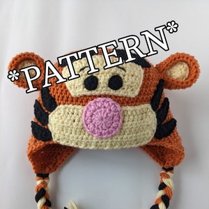 Tigger Crochet Hat *Pattern*