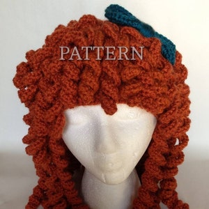 Scottish Princess Spiral Wig *Crochet Pattern only*