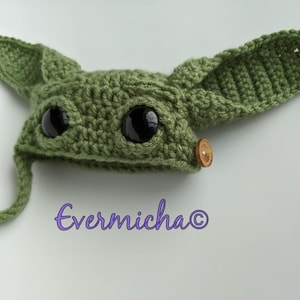 Baby Yoda Grogu Pet Hat Crochet Pattern image 3