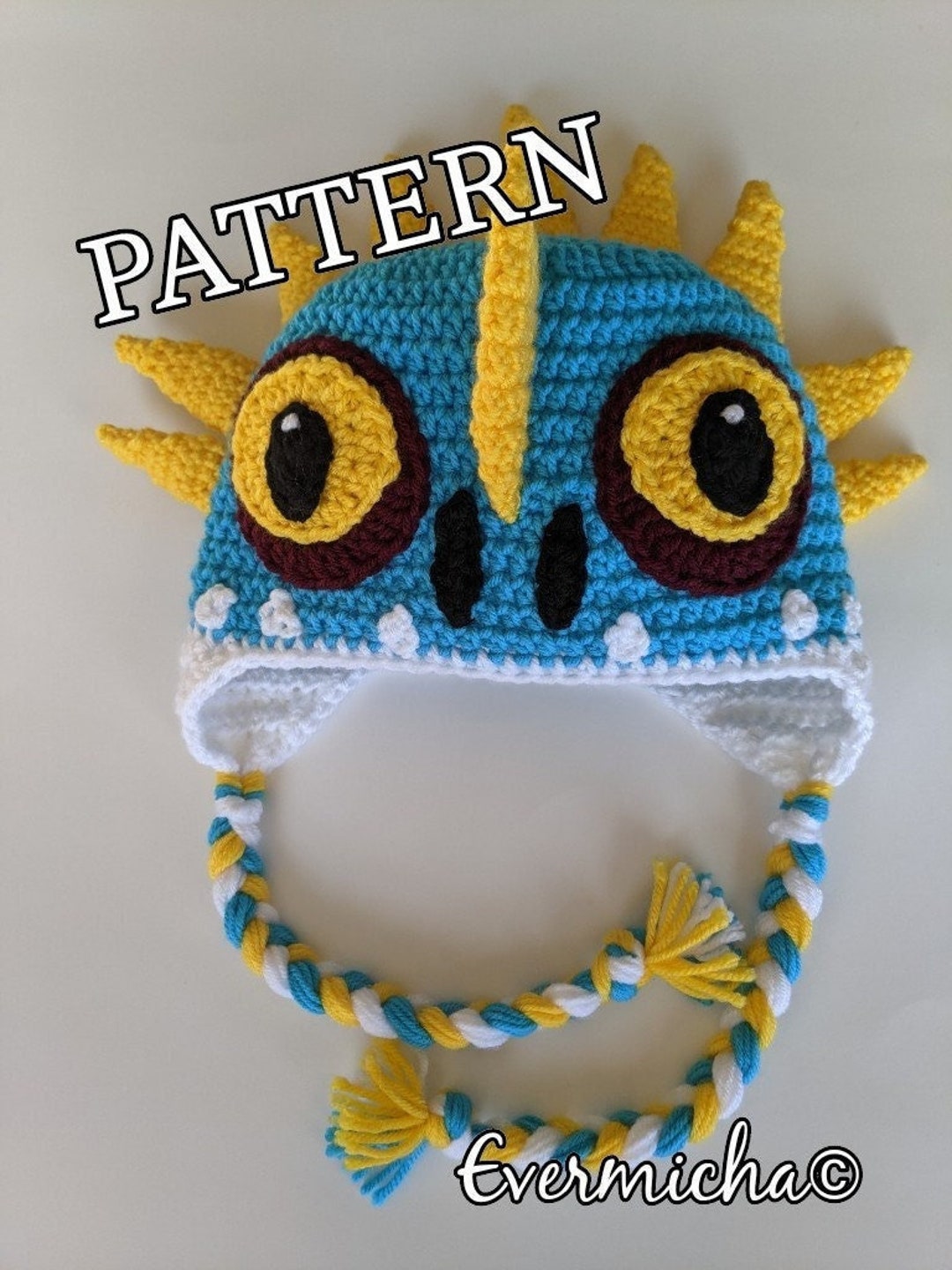 Stormfly Dragon Hat Crochet Pattern Etsy