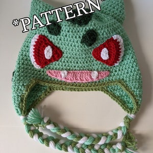 Bonnet au crochet pour animal de compagnie Nature Battle * Modèle uniquement *