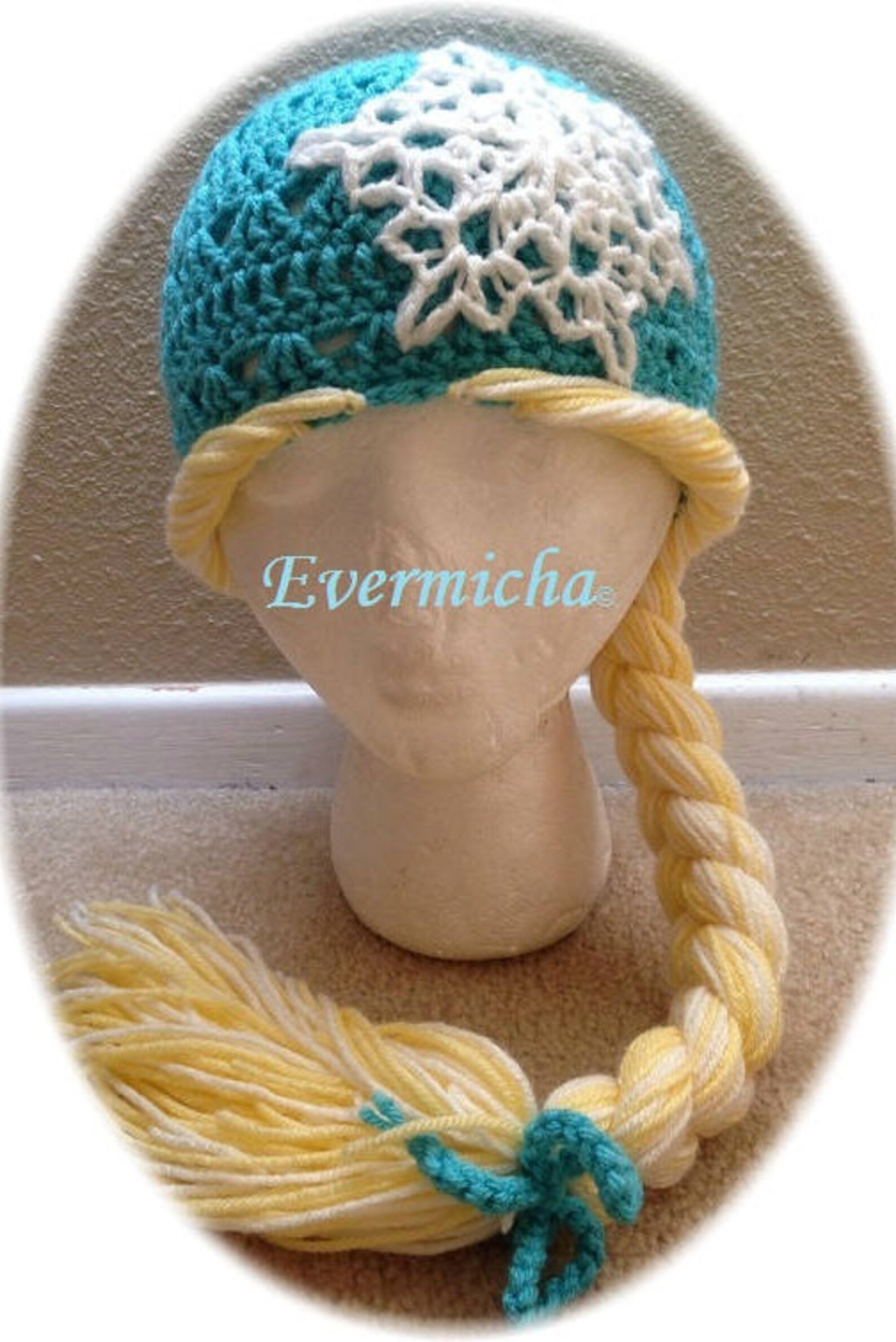 Rapunzel Ice Queen Crochet Hat Pattern Pattern Only Etsy
