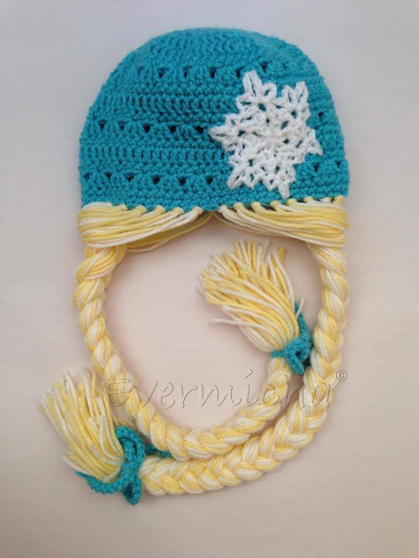 Rapunzel Ice Queen Crochet Hat Pattern Pattern Only Etsy