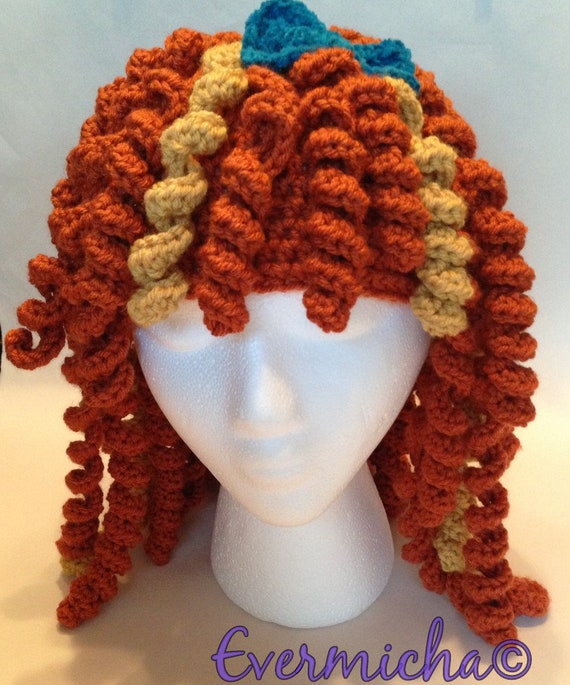 Scottish Princess Spiral Wig *crochet Pattern Only* - Etsy