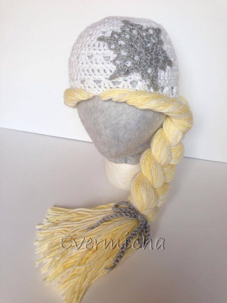 Rapunzel Ice Queen Crochet Hat Pattern Pattern Only Etsy