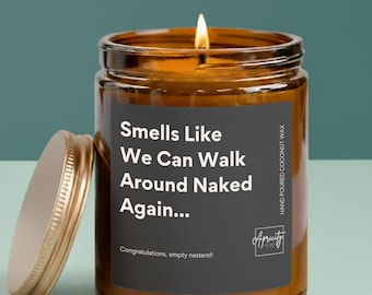 Lege Nesters-kaars: kokos-abrikozenwas (4oz, 9oz)