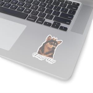 Alaskan Malamute Husky Pet Vinyl Sticker Decal