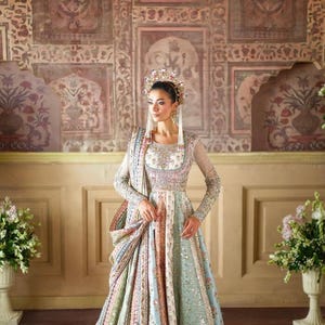 pastel traditional dress Ancient Chinese Dress for Women  Pastel Embroidered Modern Hanfu Set