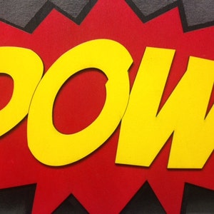 LARGE Comic Book POW Quote Wall Art/Plaque image 9