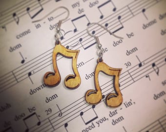 Music Note Earrings