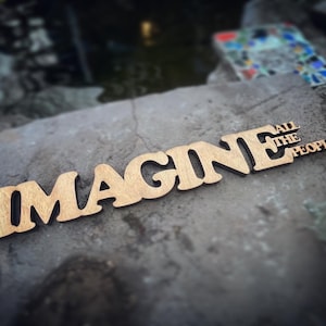 John Lennon Fake-Zitat - Wandkunst