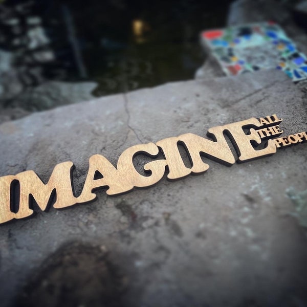 John Lennon Fake-Zitat - Wandkunst