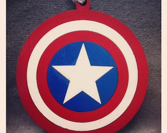 Captain America Shield Ornament