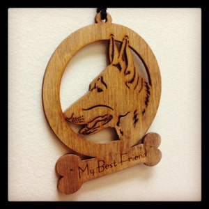 Custom Dog Christmas Ornament - Pick your dogs breed and add his/her name