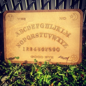 Ouija Board wall art and talking board