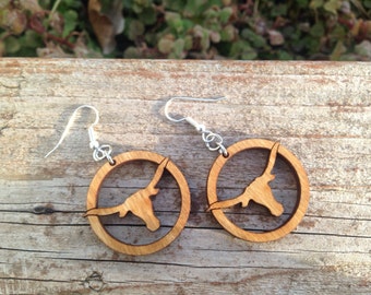 Texas Longhorn Earrings