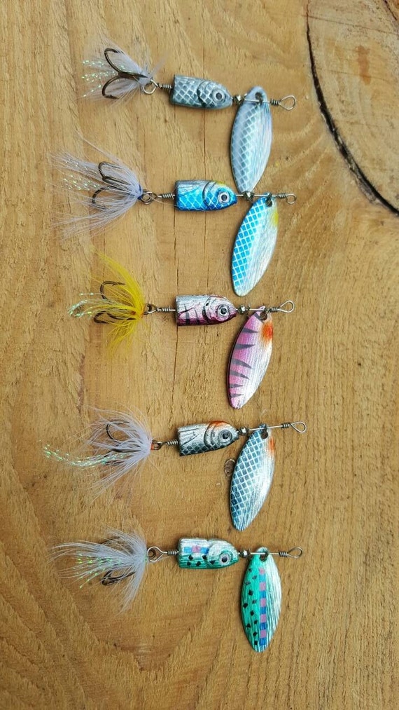 Minnow Fishing Lure Key Chain Personalize, Customized, Hooked On You