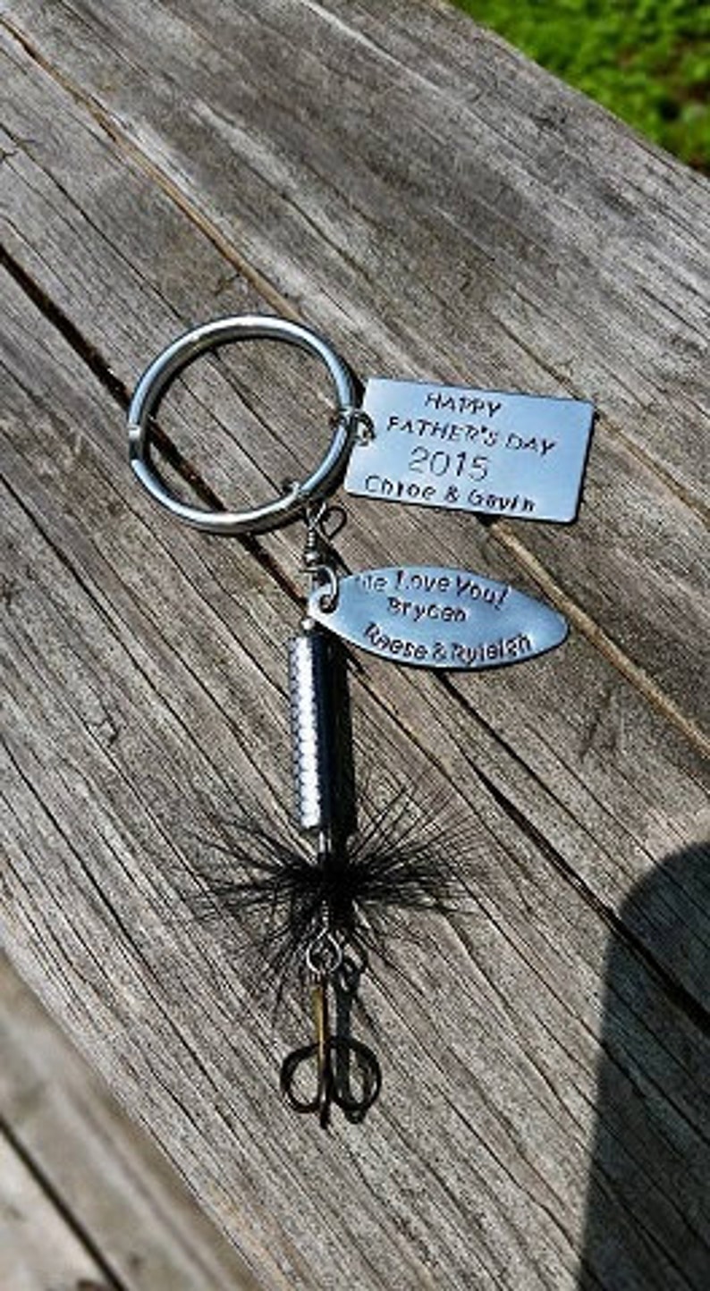 Fishing Lure Keychain With Extra Blank for More Etsy