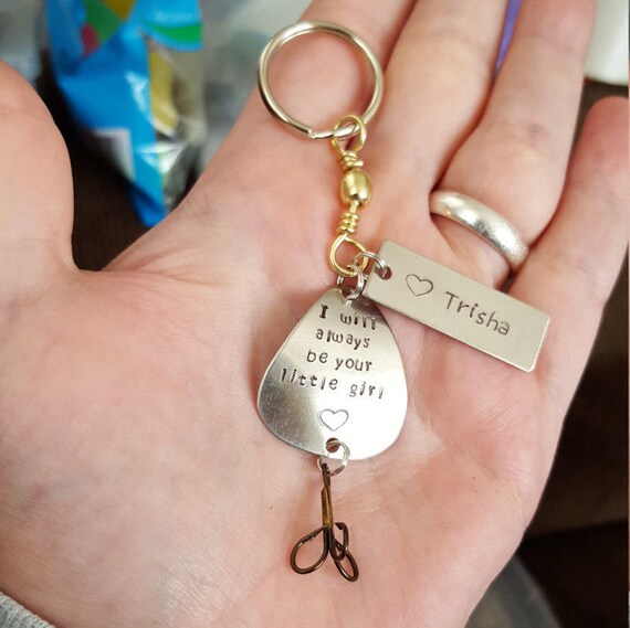 Fishing lure keychain personalized best sale