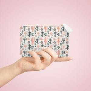 Cactus Pattern Mini Clutch Bag