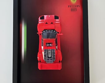 Pôster pronto para imprimir LEGO 76934 Ferrari F40