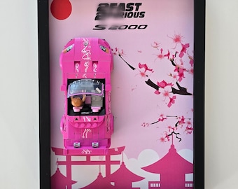 Pôster pronto para imprimir do LEGO 77241 Honda S2000 2 Fast 2 Furious