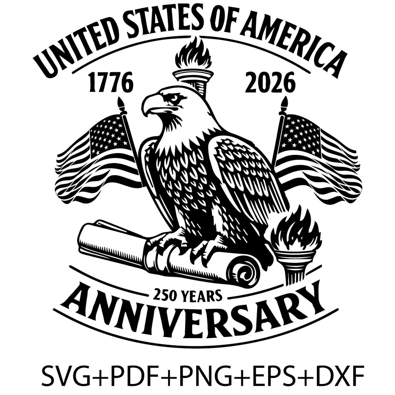 America 250 USA Anniversary Svg , USA 250th Anniversary SVG Bundle ...