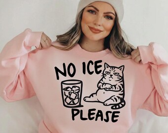 No Ice Please Cat SVG PNG, Sarcastic Cat Meme Svg, Social Justice Feminist Png, Funny Sarcastic Quotes Svg, anti ice svg