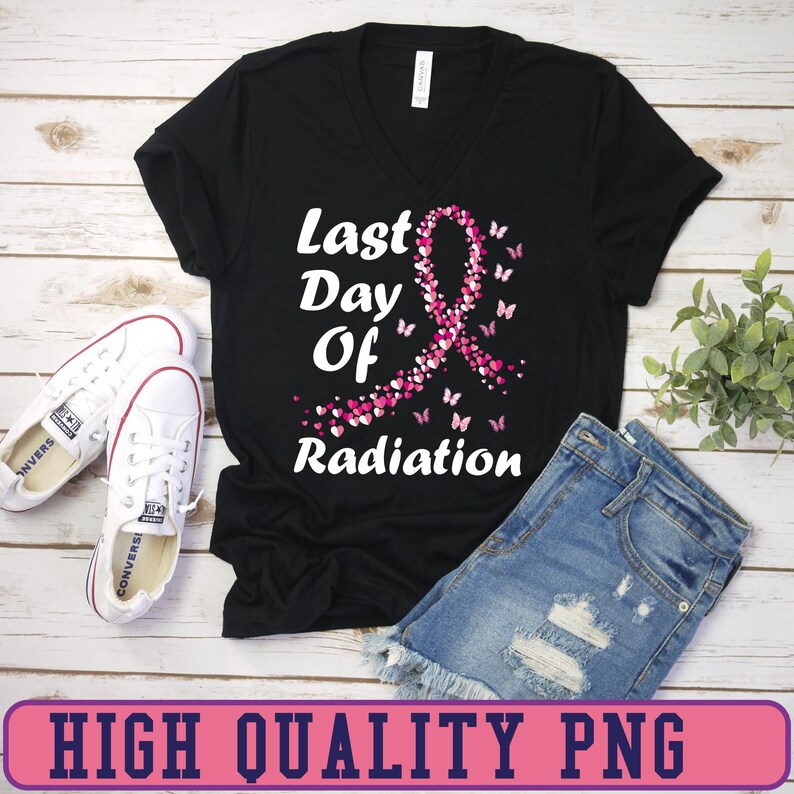 Last Day Of Radiation PNG Cancer Awareness Ribbon Digital Download Last Day Of Radiation PNG Cancer Awareness Ribbon Digital Download