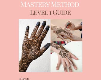 Henna & Body Art Mastery Guide: 10-Day Mehendi Design Workbook (PDF Download)