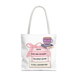 Book Lover Tote Bag: Reading Enthusiast Shoulder Bag