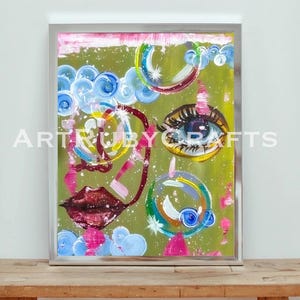 Fine Art Postcard Print: Original Painting on Matte Cardstock