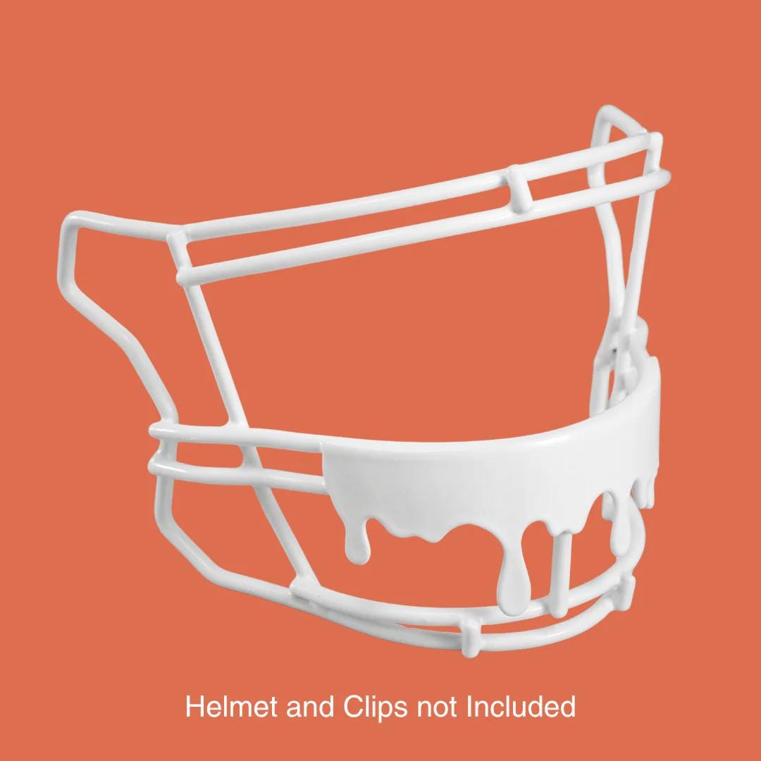 bike football helmet facemasks Schutt Super Pro Big Grill 2.0 Facemask featuring an eye Football Facemasks | United States