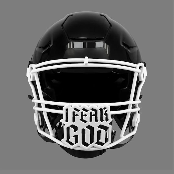 I Fear God Football Facemask for Riddell Speedflex - Etsy