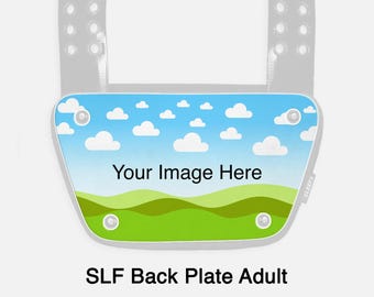 Make Your Own Custom Football Back Plate Decal (Back Plate Not Included)