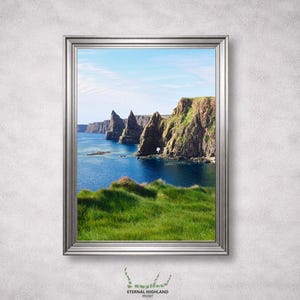 A4 Duncansby Stacks Print, Scottish Coastal Landscape, Fine Art Photography (A4)