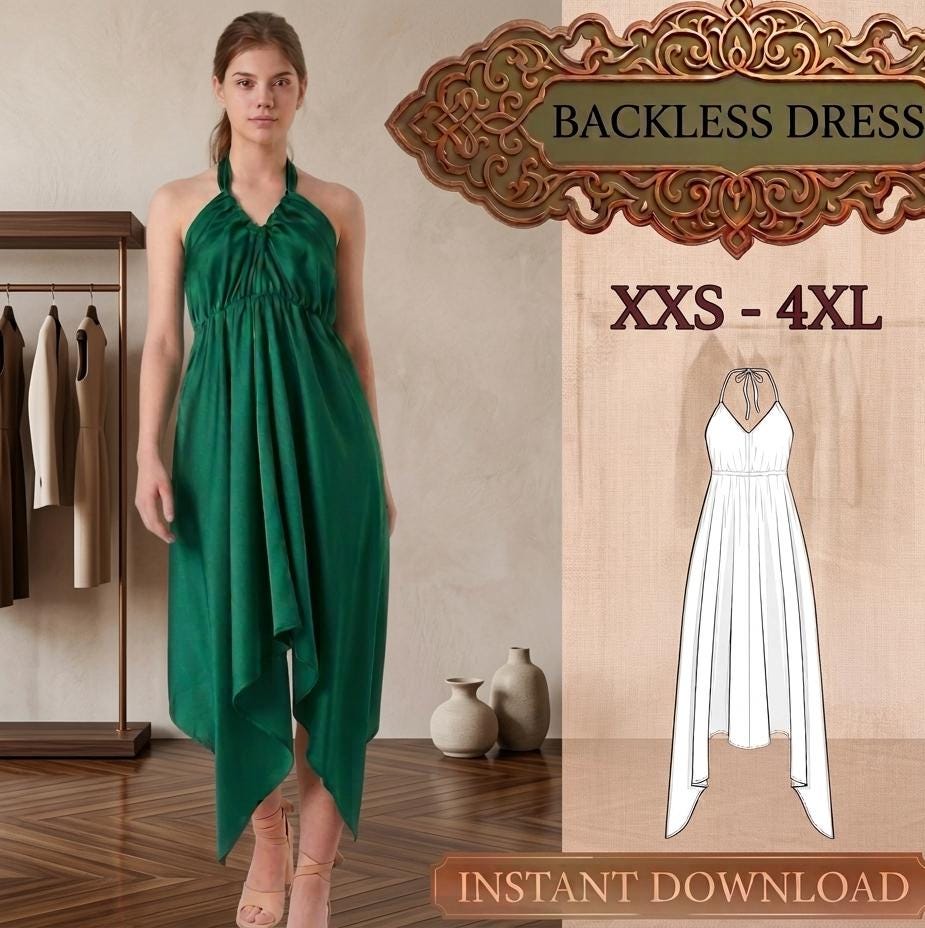 navy blue dress for baby girl By Nicola - Gigi Backless Cowl Neck Maxi Dress In Calypso main image 1