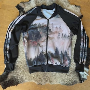 Patrón PDF para chaqueta bomber unisex DIY – Plantilla de costura con cremallera para prendas exteriores imprimibles