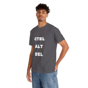 CTRL ALT DEL Unisex T-shirt | Vintage Glitch tangentbordstext T-shirt