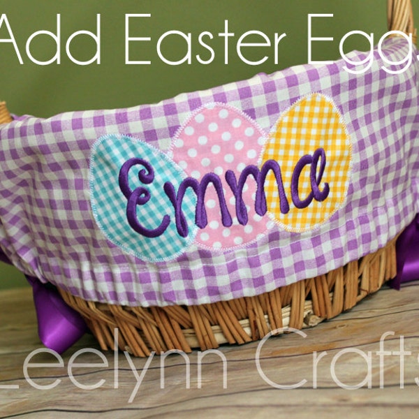 Añade huevos a tu cesta de Pascua personalizada